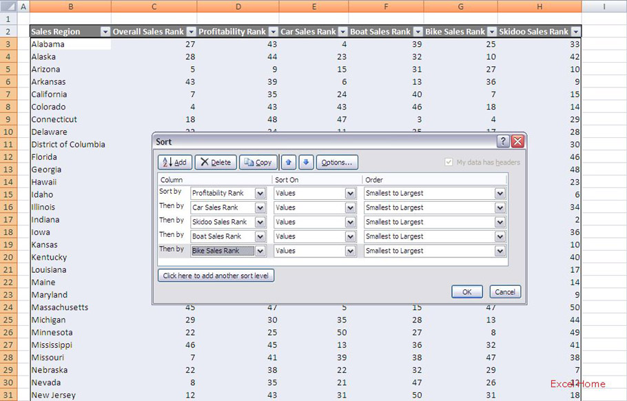 Part 5_Excel 12中的排序问题（一）_Excel 2007新知